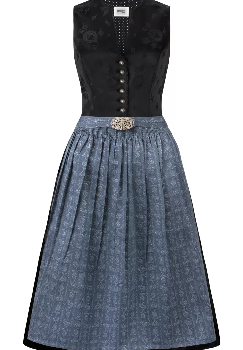 Stockerpoint Dirndl Daphne | 34*Damen Lange Dirndl 70-96 cm | Midi Dirndl 60-65 cm