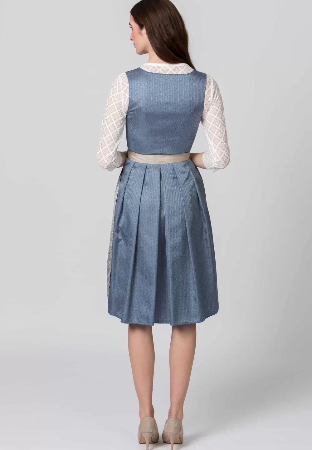 Stockerpoint Dirndl Irit | 34*Damen Midi Dirndl 60-65 cm | Kurze Dirndl 50-55 cm