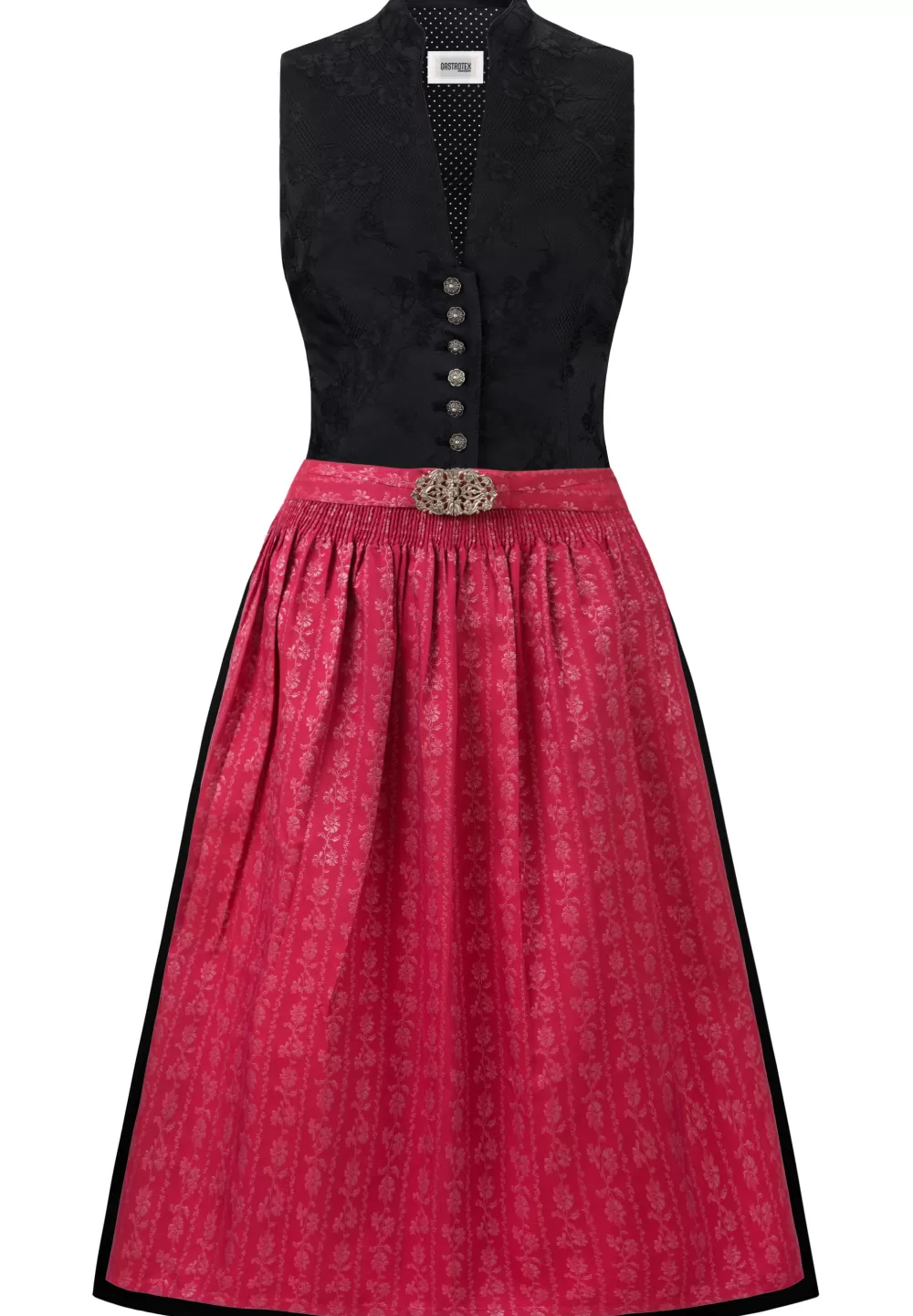 Stockerpoint Dirndl Lauryin | 38*Damen Lange Dirndl 70-96 cm | Midi Dirndl 60-65 cm