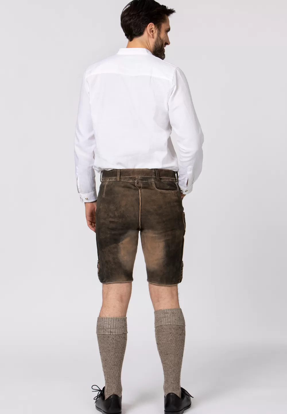 Stockerpoint Hose Almbräu | 46*Damen/Herren Kurze Lederhosen | Lederhosen