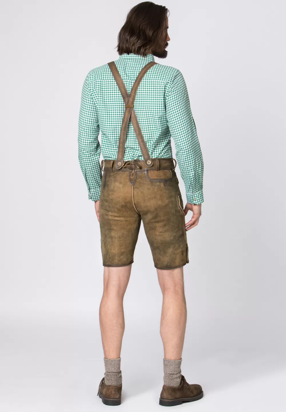 Stockerpoint Hose Beppo4 | 44*Damen/Herren Kurze Lederhosen | Lederhosen