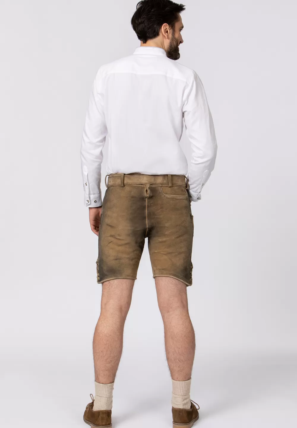 Stockerpoint Hose Franz | 46*Damen/Herren Kurze Lederhosen | Lederhosen