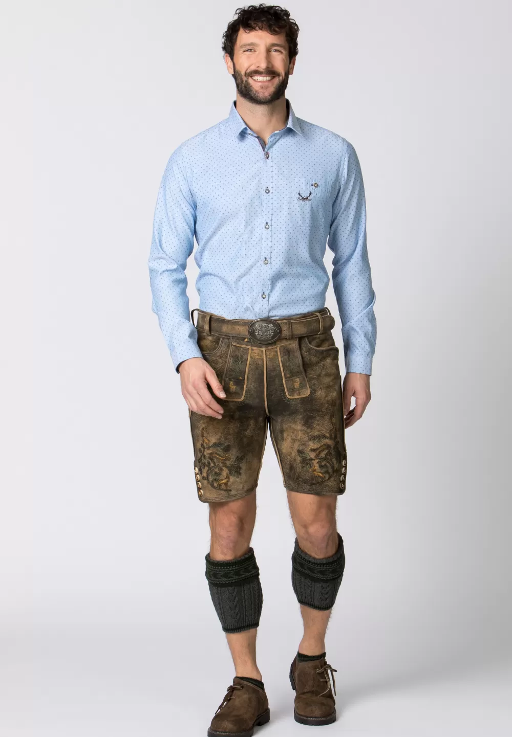 Stockerpoint Hose Hartl | 44*Damen/Herren Kurze Lederhosen | Lederhosen