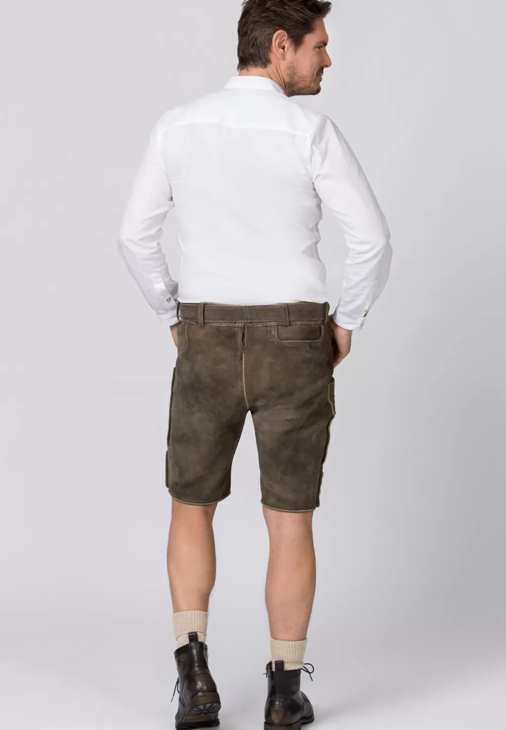 Stockerpoint Hose Oliver | 44*Damen/Herren Kurze Lederhosen | Lederhosen