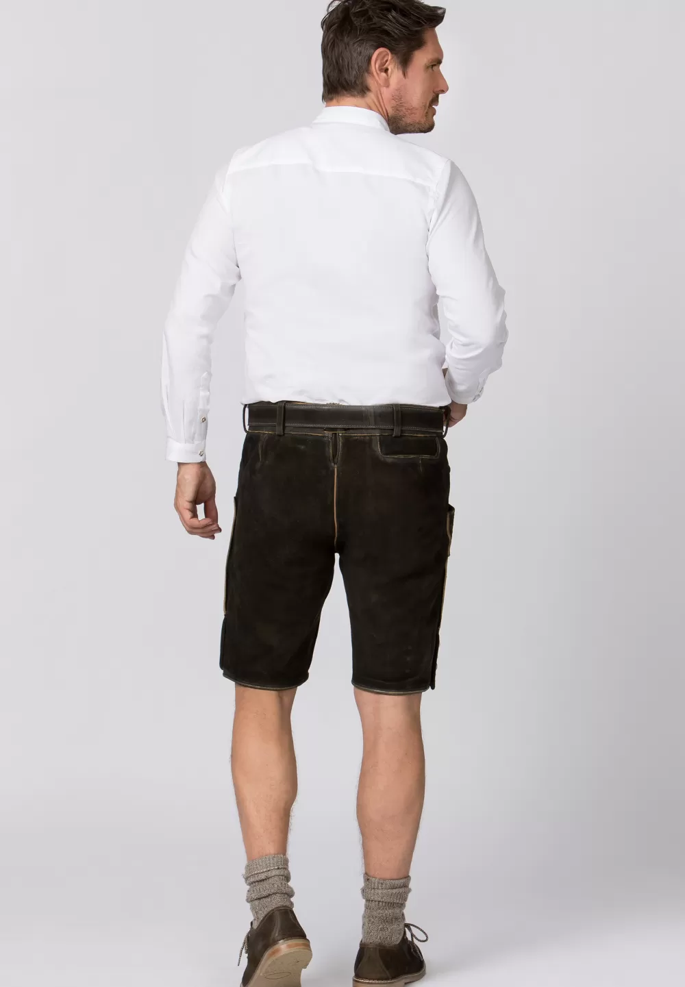 Stockerpoint Hose Oliver | 44*Damen/Herren Kurze Lederhosen | Lederhosen