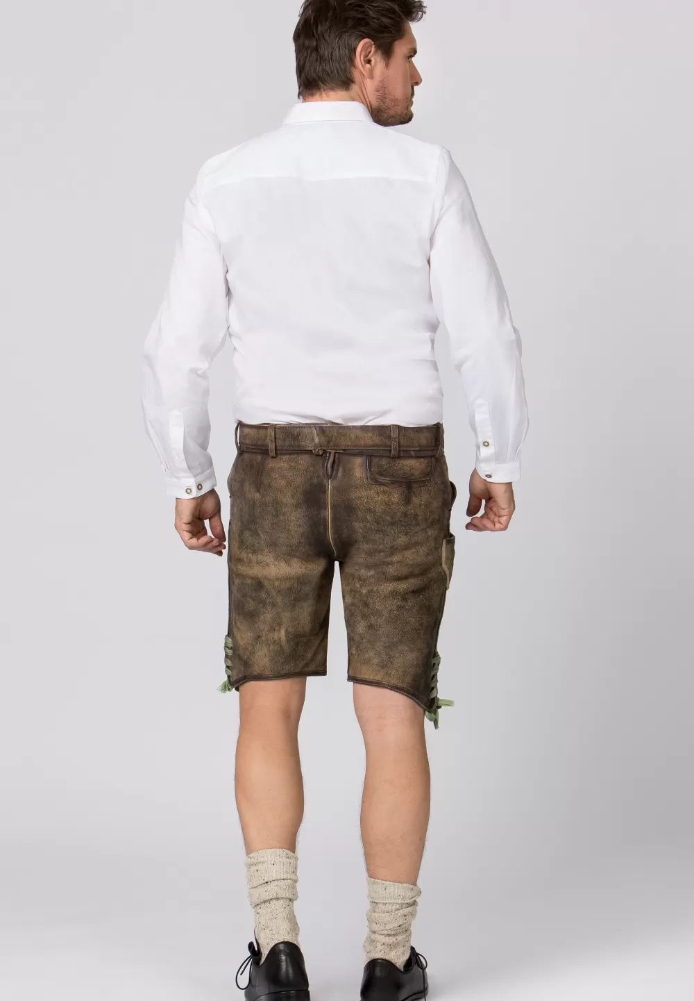 Stockerpoint Hose Rudolf | 46*Damen/Herren Kurze Lederhosen | Lederhosen