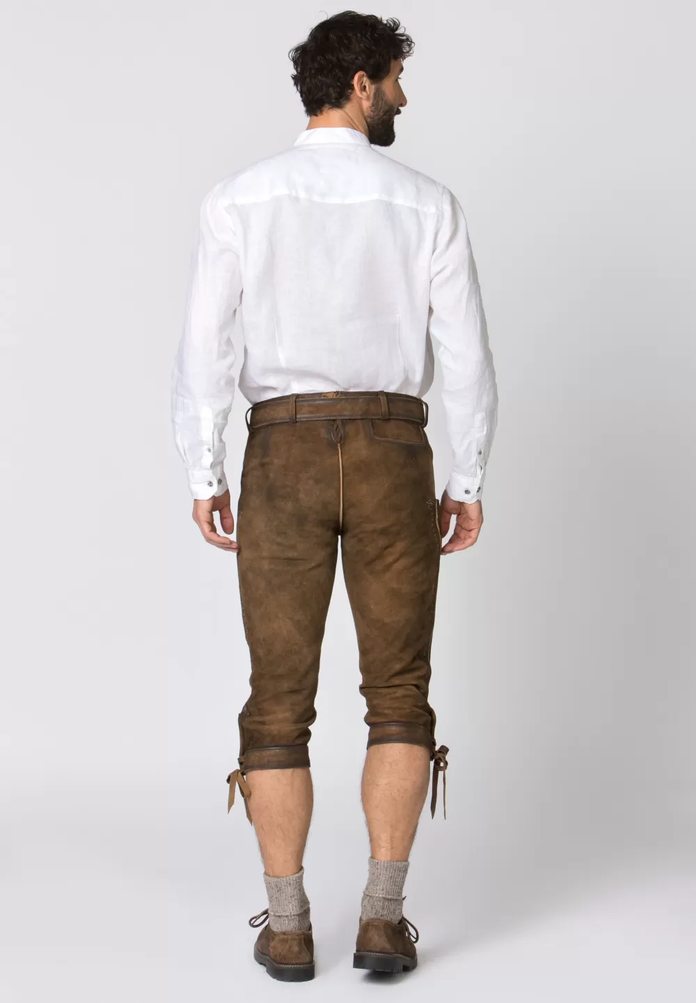 Stockerpoint Hose Siggi2 | 44*Damen/Herren Kniebund Lederhosen | Kurze Lederhosen