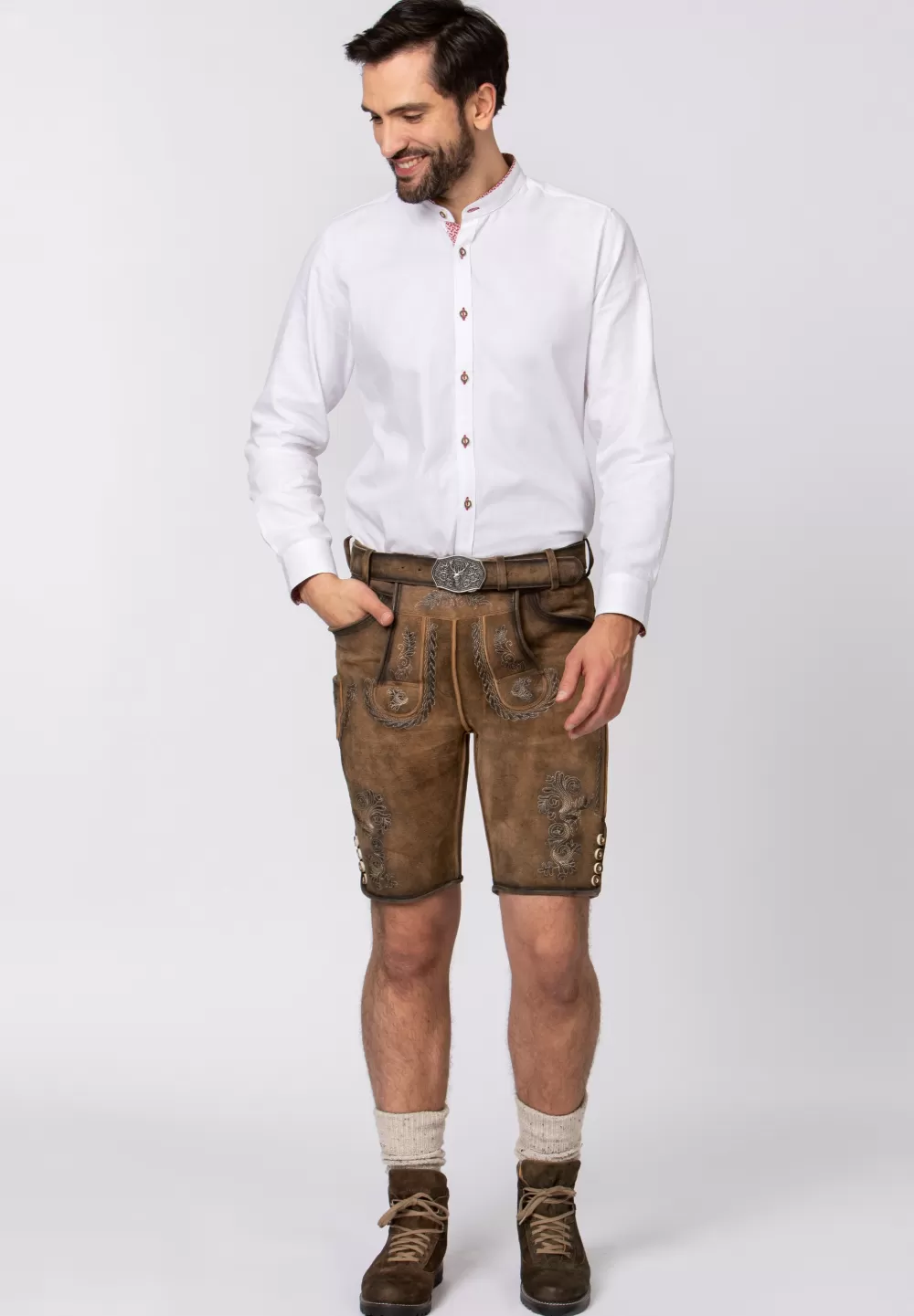 Stockerpoint Hose Thomas2 | 42*Damen/Herren Kurze Lederhosen | Lederhosen