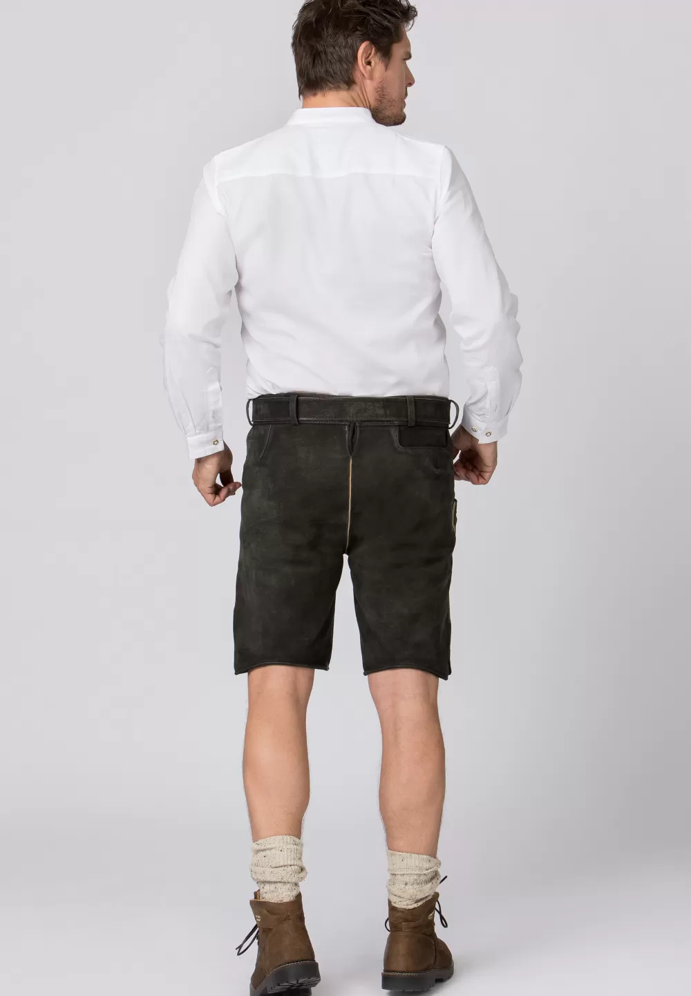 Stockerpoint Lederhose Bertl | 44*Damen/Herren Kurze Lederhosen | Lederhosen