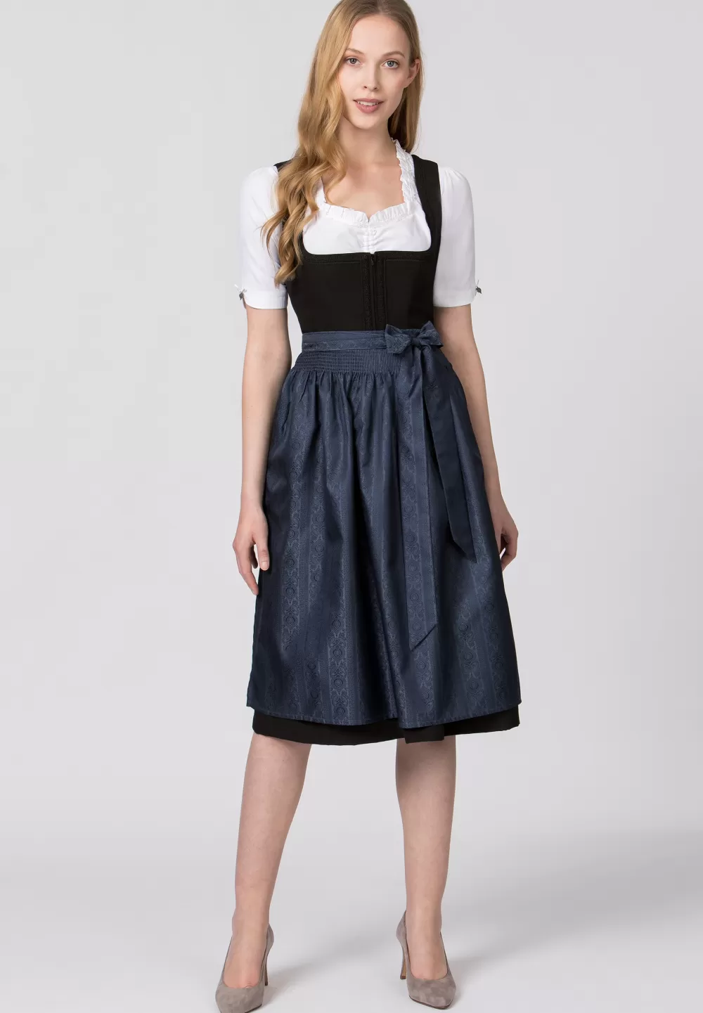 Stockerpoint Schürze Corinna | 2 (40-44)*Damen Dirndlschürzen | Lange Dirndl 70-96 cm