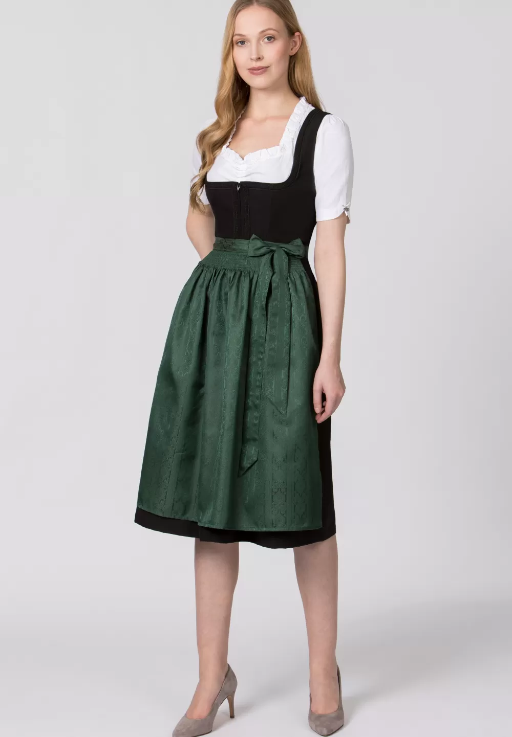 Stockerpoint Schürze Corinna | 2 (40-44)*Damen Dirndlschürzen | Lange Dirndl 70-96 cm