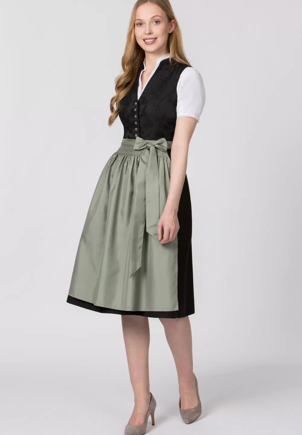 Stockerpoint Schürze Kristin | 1 (34-38)*Damen Dirndlschürzen | Lange Dirndl 70-96 cm