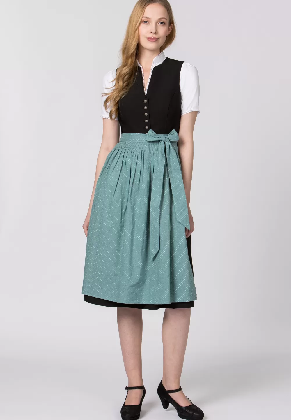 Stockerpoint Schürze Molina | 1 (34-38)*Damen Dirndlschürzen | Lange Dirndl 70-96 cm